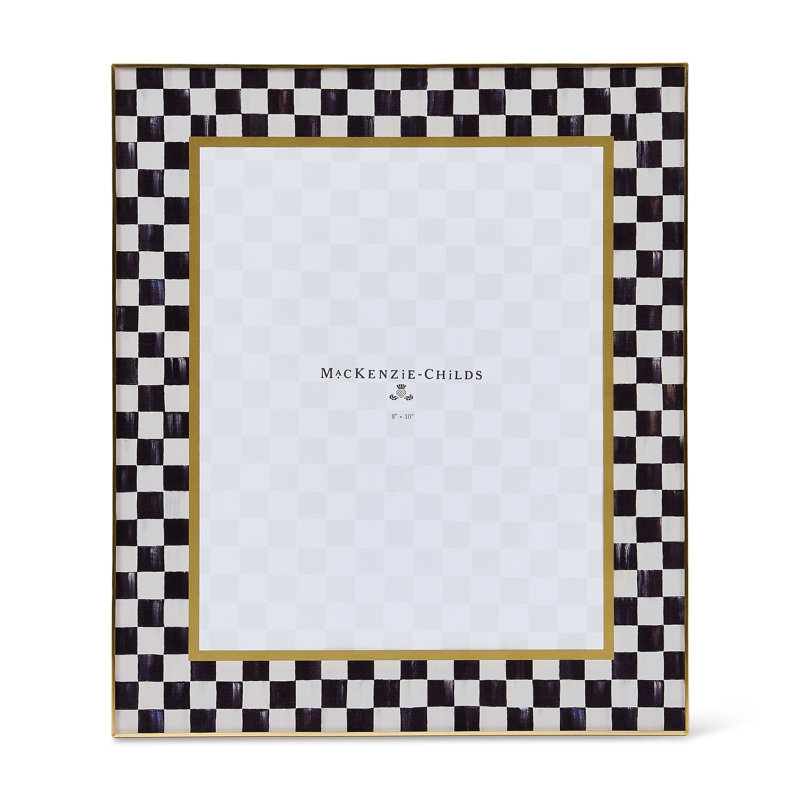 Courtly Check Glass Frame, 8" W X 10" H