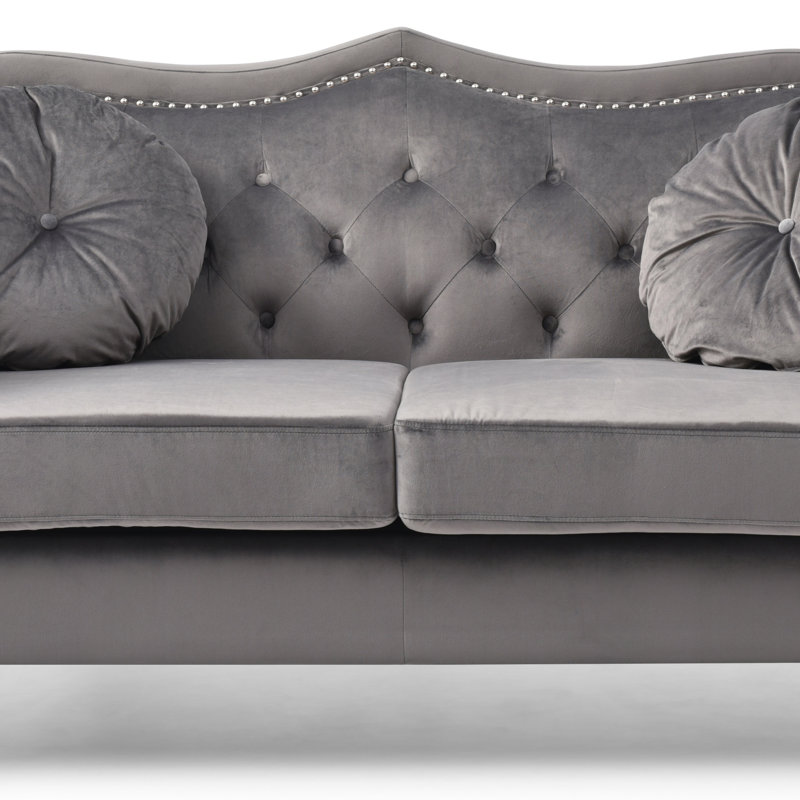 Causeuse Cozy, Gris foncé