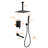 12 Inch Ceiling Mounted Shower System With Hand Shower Single Handle Shower Faucet Set Modern Brass Shower Trim Set With Tub Spout-116644054