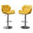 Breydon Swivel Upholstered Counter Stool with Metal Frame-899955351