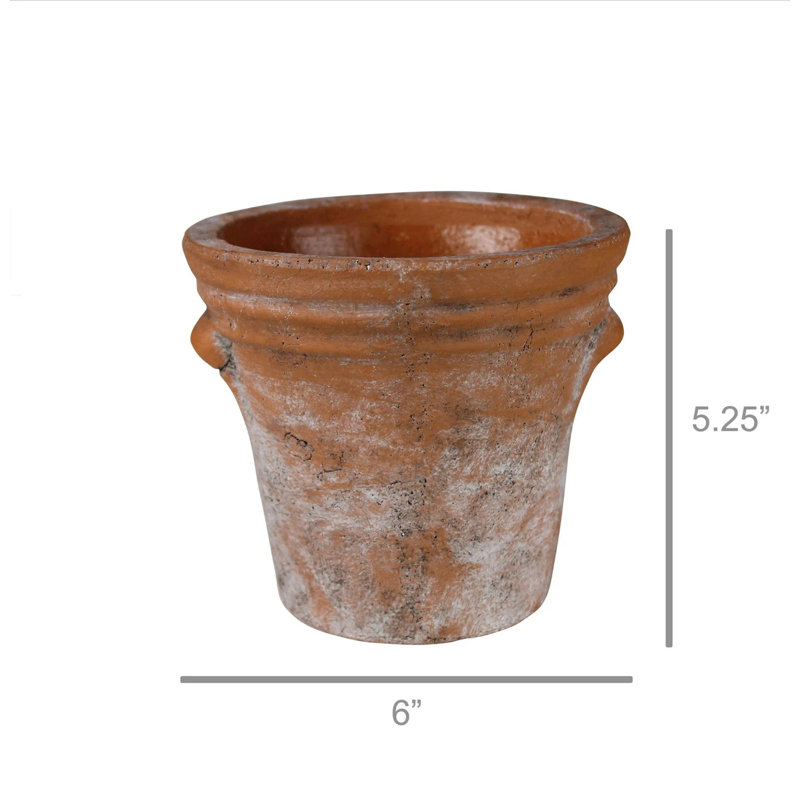 Ajahn Pot Planter, 6" H x 6" W x 6" D