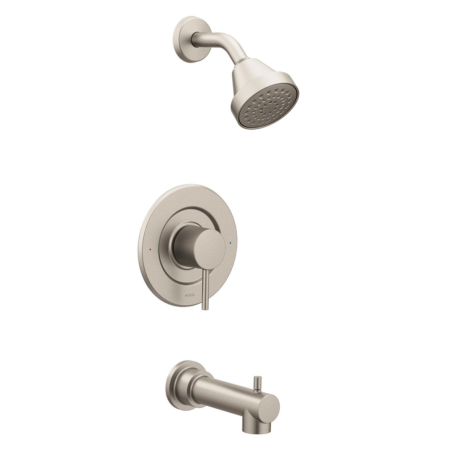 Align Posi-Temp Tub and Shower Trim Kit, Brushed Nickel