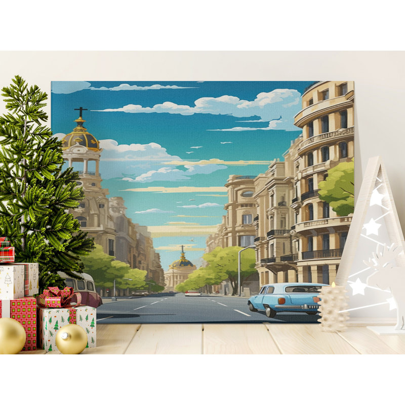 Parkes Wrapped Canvas Print Set, 48x32