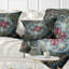 Coussin lombaire floral fractal