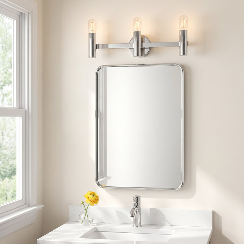 Martella 3 - Light Dimmable Vanity Light, Polished Chrome