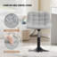Nikeea Swivel Upholstered Adjustable Height Counter Stool-99184035