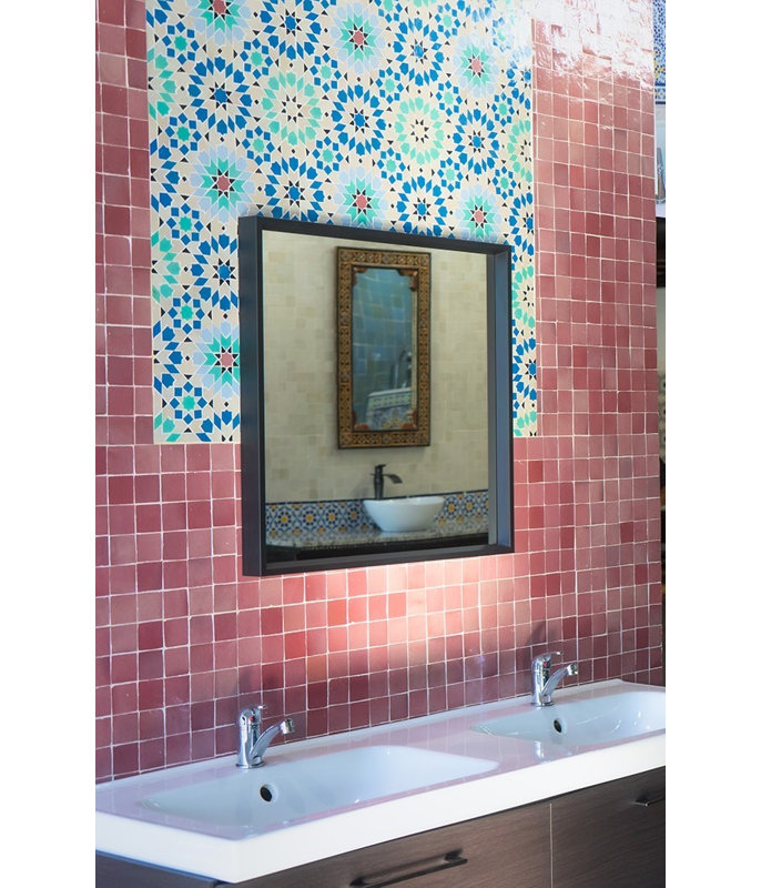Zellige 2" x 2" Terra Cotta Wall & Floor Tile, Red