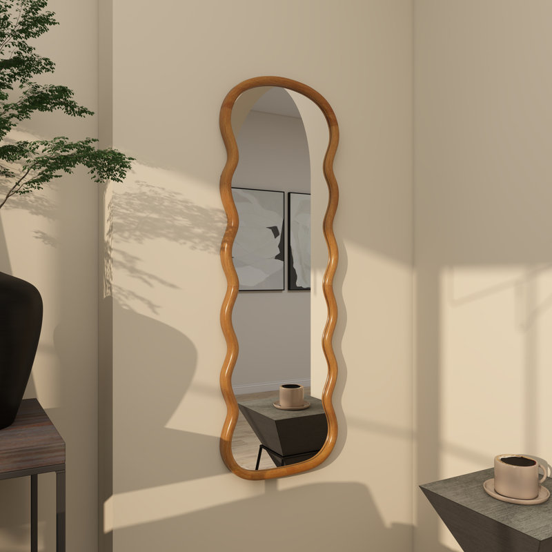 Miroir mural Lewisetta Cole, 46,7 po x 15,5 po, Brun