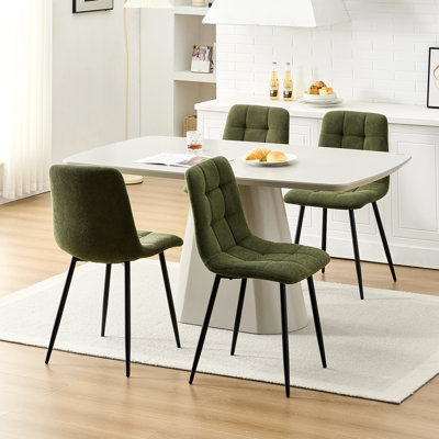 50cm H Upholstered Metal Side Chair