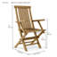 Bristol Folding Teak Patio Dining Chair