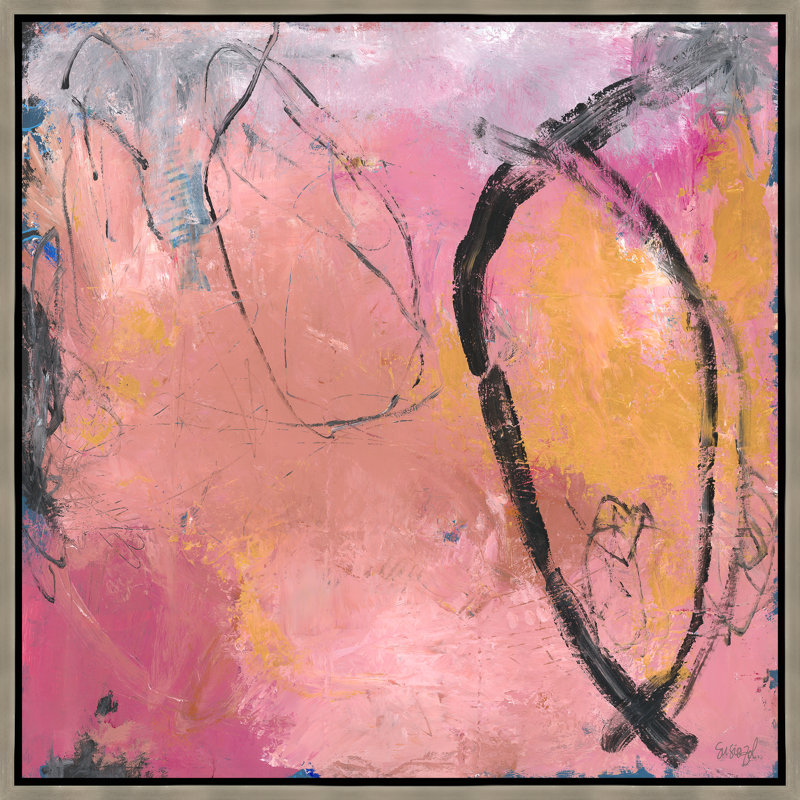 «It's What Comes Ensuite» par Susie Zol, Couche de verre, H 31,75 po x l 31,75 po