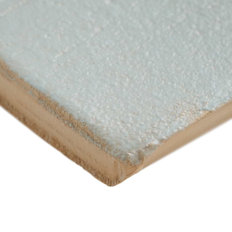 Impress 2X10 Handmade Matte Terracotta Subway Wall Tile, Azur Blue