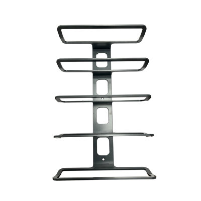 5 Bottle Wall Mounted Wine Storage Rack Metal Display Stand Holder