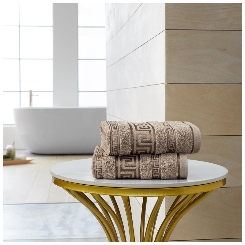 Premium Egyptian 100% Cotton Towels | Soft, Lightweight, Ultra-Absorbent Bathroom Towels for Daily Comfort, Natural