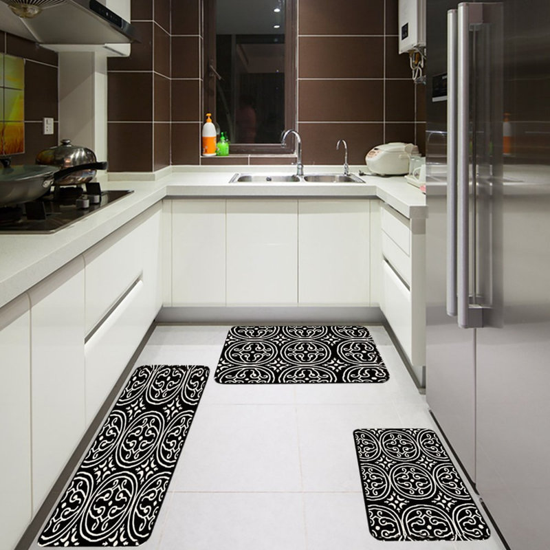 Tapis de cuisine marocain 3 pièces, couloir de cuisine Boho
