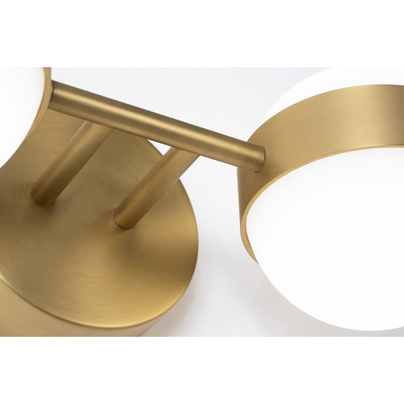 179D78EF427E4B16BCB584BF40701337 Verona Applique murale DEL 14 po, 27/30/35/40/50 K, Laiton en bronze, Laiton satiné