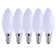 5W E14 Dimmable LED Candle Light Bulb Frosted (Set of 5)
