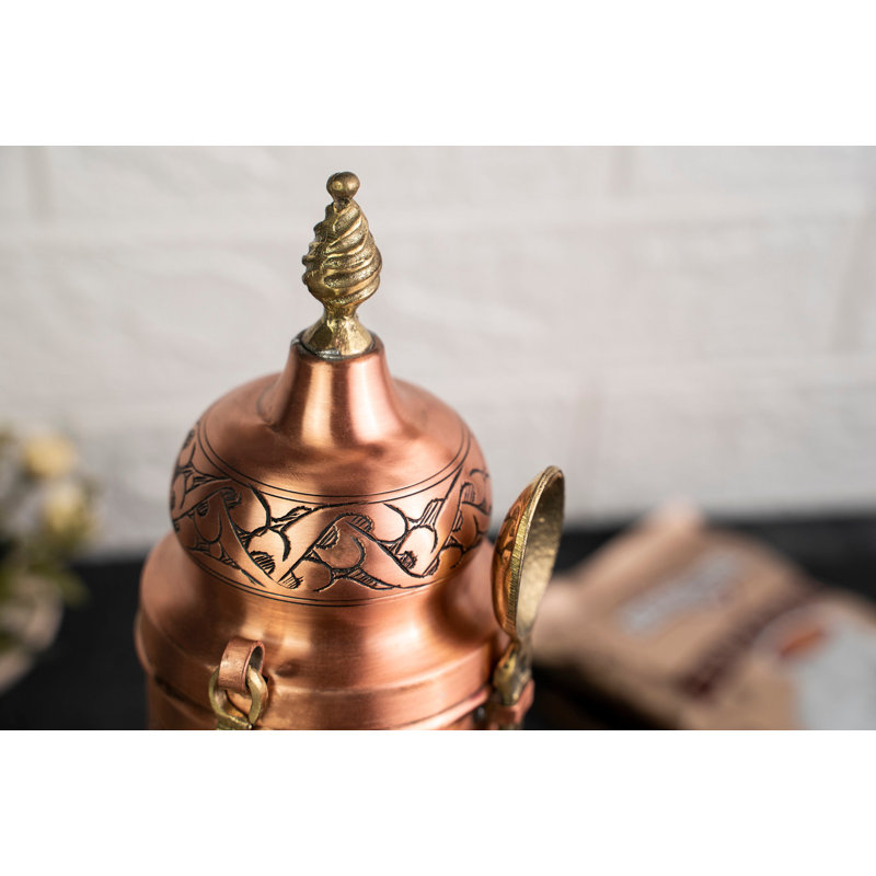18 in Handmade Hammered Copper Kitchen Sink – Pure Solid Copper by ALFIQ