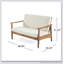 Ensemble de causeuse et de table basse pour l'extérieur WillowBrook, durable et confortable pour se détendre dans la nature-130622894