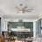 72" Large Modern Ceiling Fan w Wood Blades and LED Lights, Quiet DC Motor 6 Fan Speed w Remote-105851585