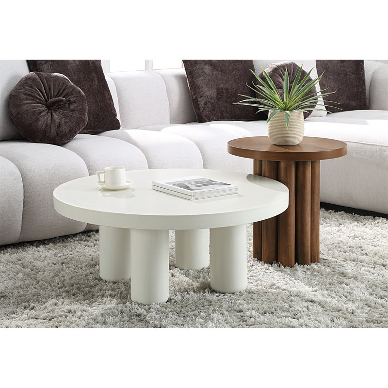 Loanna Wooden Color Finish End Table