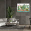 Toile épique Graffiti «Beautiful Cactus Garden» par Jean Plout, 60 po x 40 po-117463183