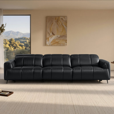 120.5'' Power Reclining Sofa With Zero Gravity Mode And Adjustable Headrest