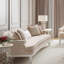 La Marisia End Table - Creamy Pearl