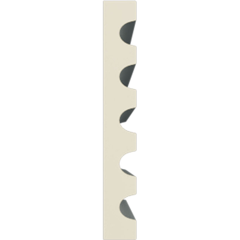 Gray Fluted Polyurethane Window and Door Casing Set