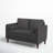Preston 52.4" Square Arm Tufted Loveseat-19768756