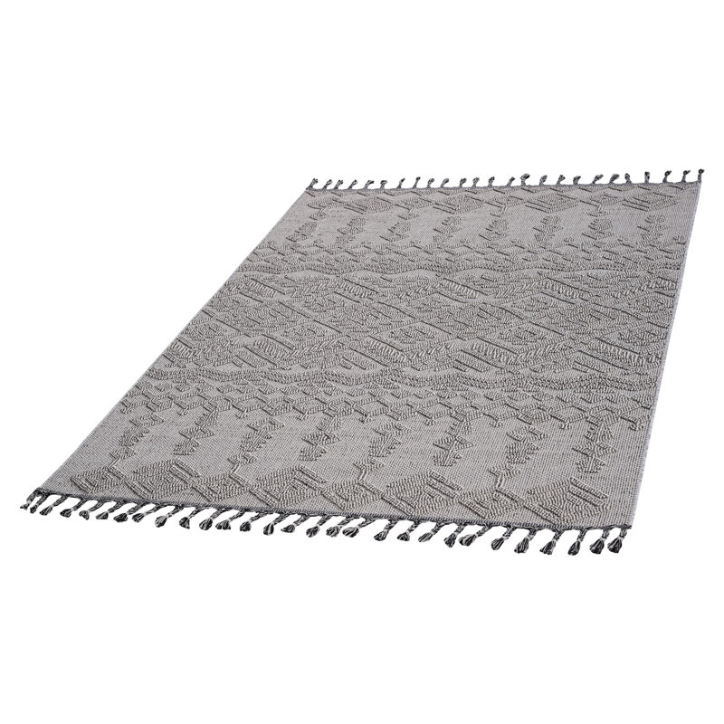 Traditional Indoor/Outdoor Area Rug, Rectangle 4' x 6'2"
