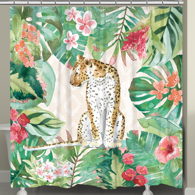 Cheetah In The Jungle Shower Curtain