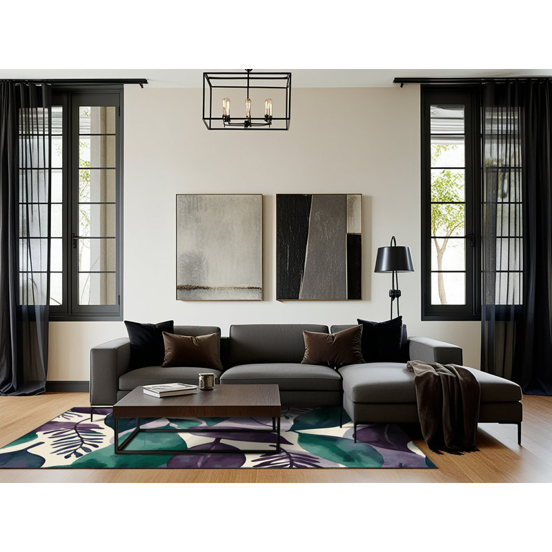 Veiled Canopy Rug, Rectangle 2' x 3'