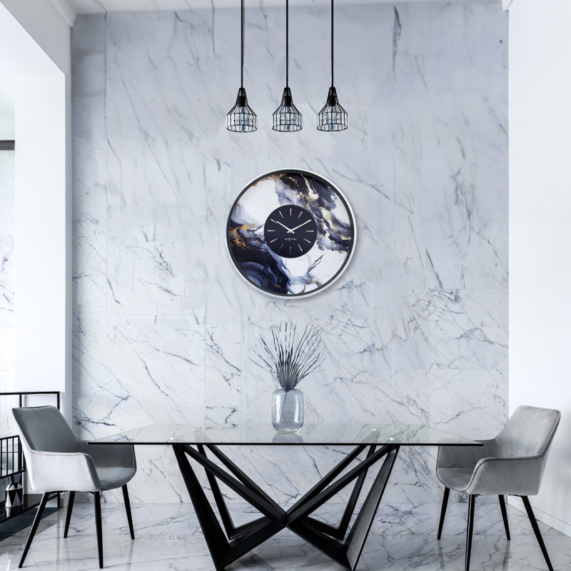 Modern Classic Aluminium Wall Clock
