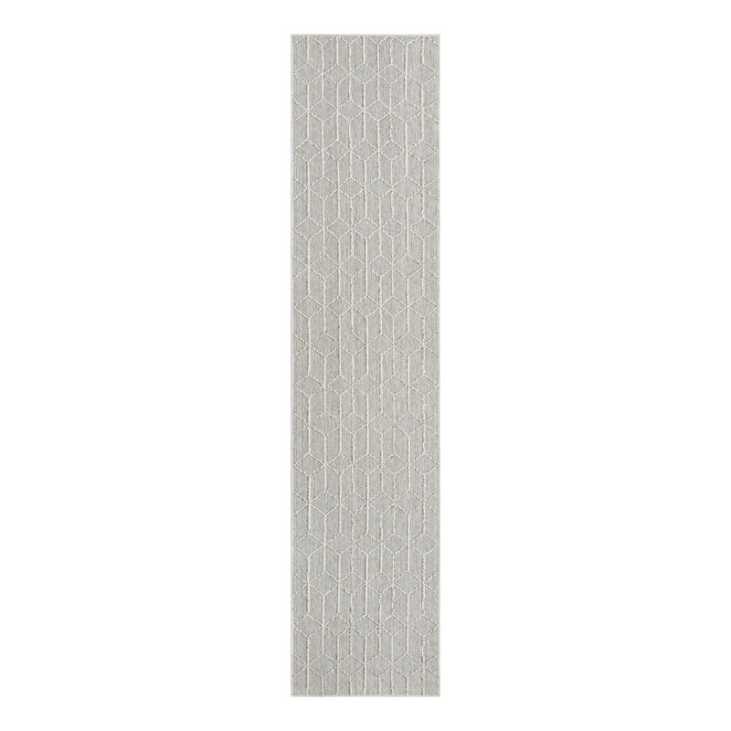 Indoor/Outdoor Trellis Area Rug, Runner 2'7" x 12'