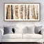«Trees of an Abstract Forest - Landscape», reproduction encadrée