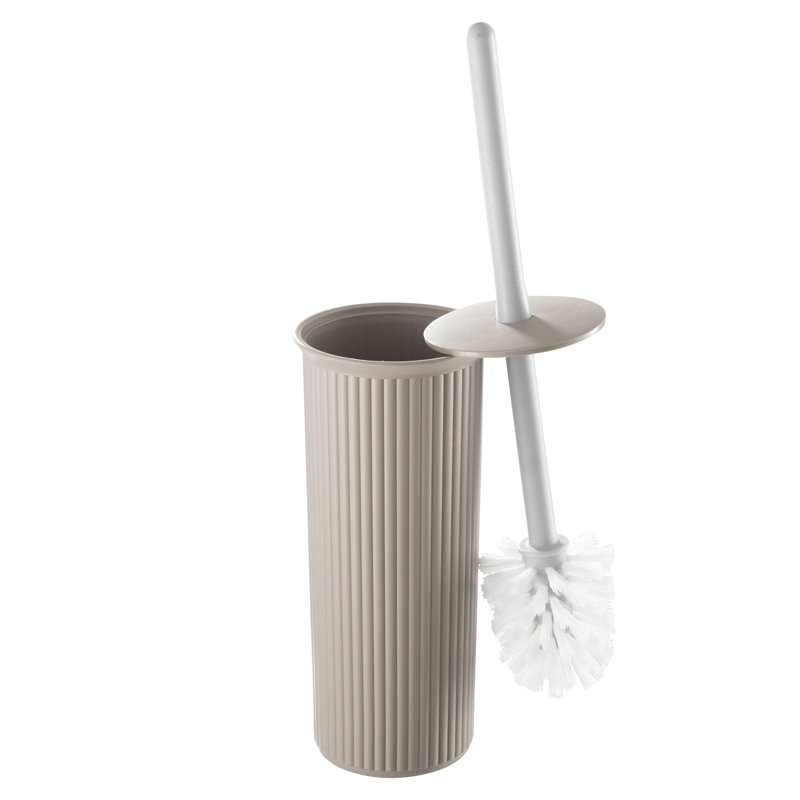 Brosse de toilette nervurée 15 po, Taupe