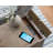 Ajai 3 Drawer End Table with Storage and Built-In Outlet - Driftwood finish