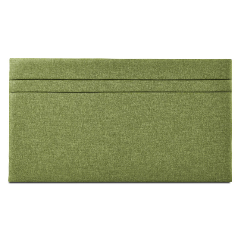 Francique Upholstered Velvet Headboard, Small Single (2'6), Lime Green