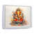 White Floater Framed
