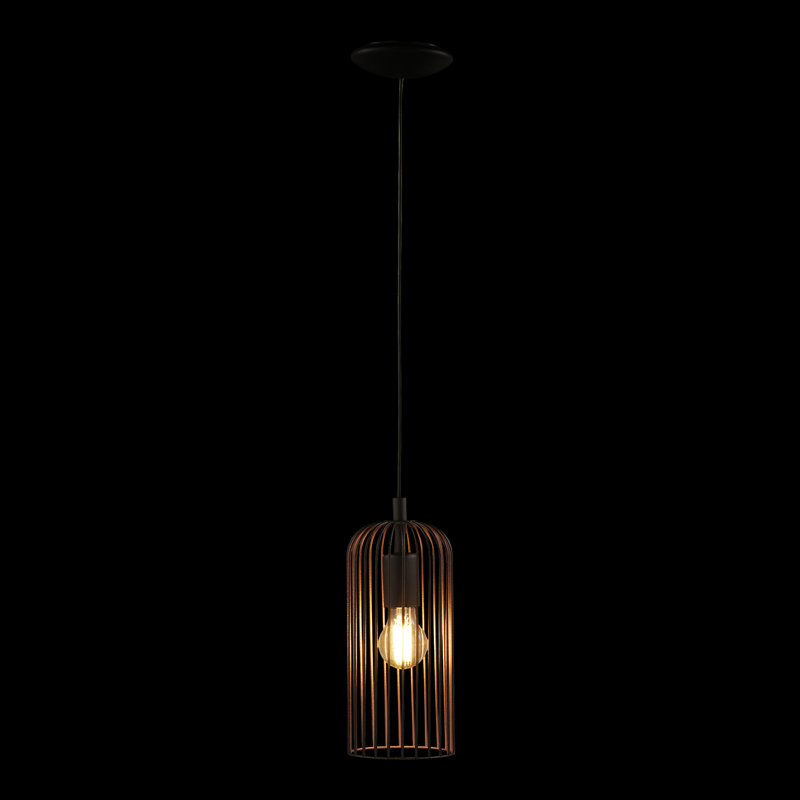 Boddie 1 - Light Black Cylinder Pendant