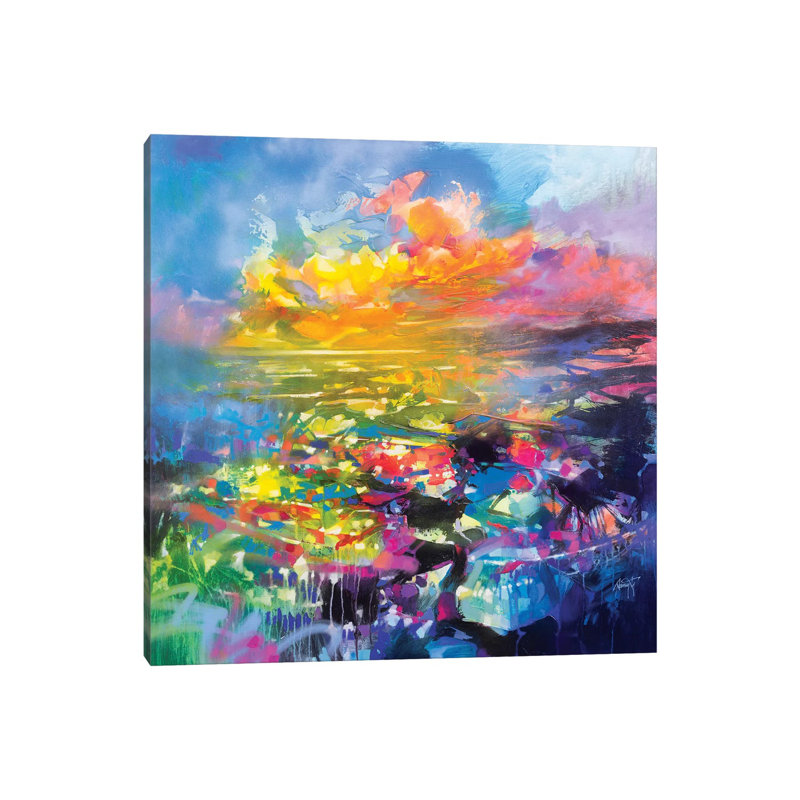Fluid Resonance III by Scott Naismith - Wrapped Canvas Painting, 93.98 cm H x 93.98 cm W x 3.175 cm D