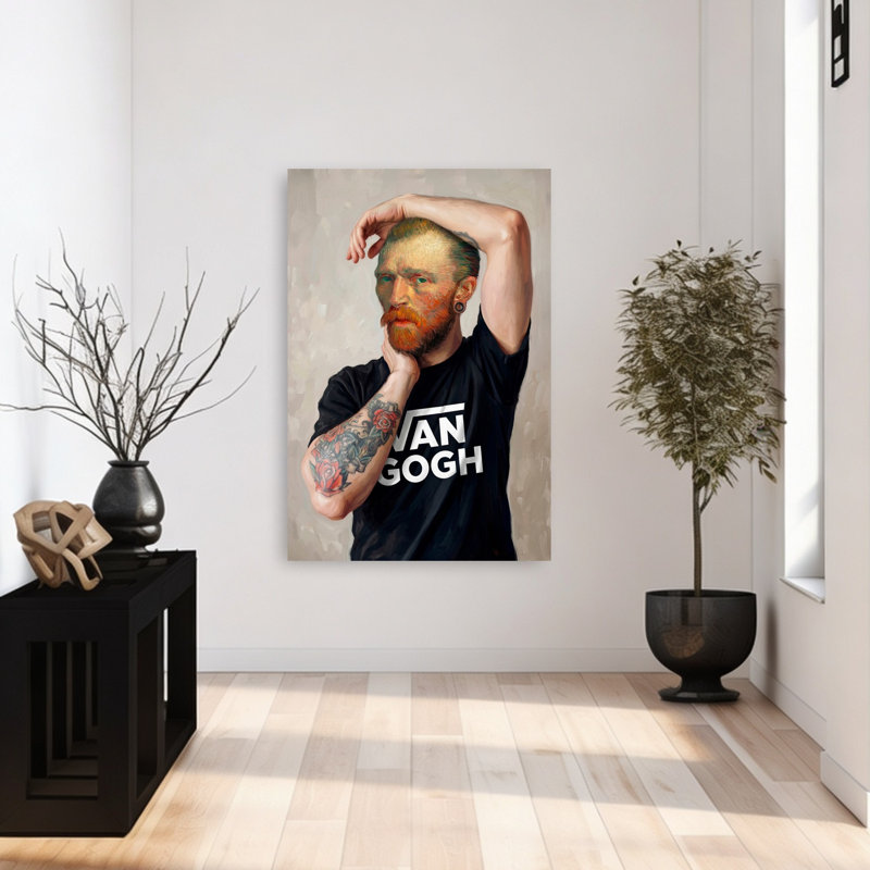 Art mural urbain moderne, H 48 po x l 32 po