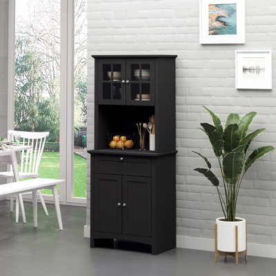 Garde-manger avec tablettes, portes et tiroirs