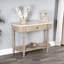 Danielle Marble 40" one- drawer Console Table-1037264149