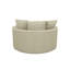 Fauteuil demi-tonneau en polyester de 61 po Ashonte Anjuan-234916240