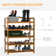 24 Pair Stackable Shoe Rack