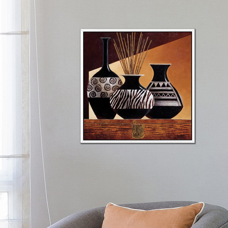Keith Mallett by Keith Mallett - 1 Piece Floater Frame Wall Art on Canvas, 66.04 cm H x 66.04 cm W, White