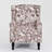 Duward Rococo Plum Floral Upholstered Wingback Accent Chair With Nailhead Trim-1021908627
