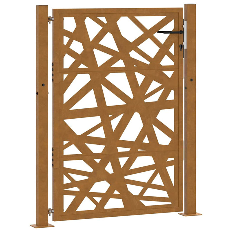 105 cm W Gate Fencing with 1 Panel(s) Included, 105 x 130 cm, Rusty